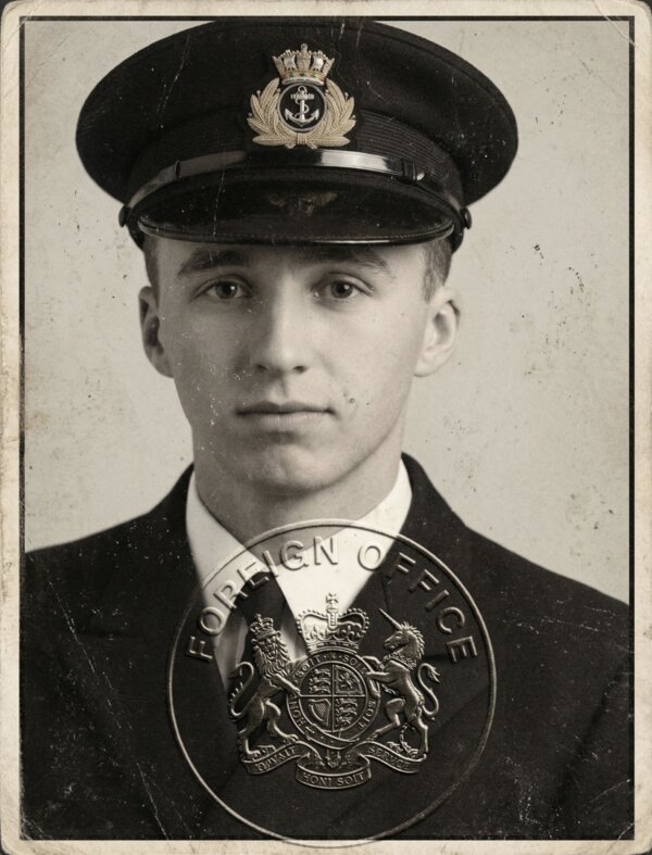 William (Bill) Steele, Merchant Navy radio officer, c.1940